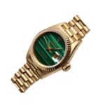 Rolex Datejust 69178 Yellow Gold Malachite Dial Replica - Image 2
