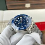 Omega Seamaster Diver 300M Chronograph Replica Watch Dial Blue N1 Factory 44mm - Image 6