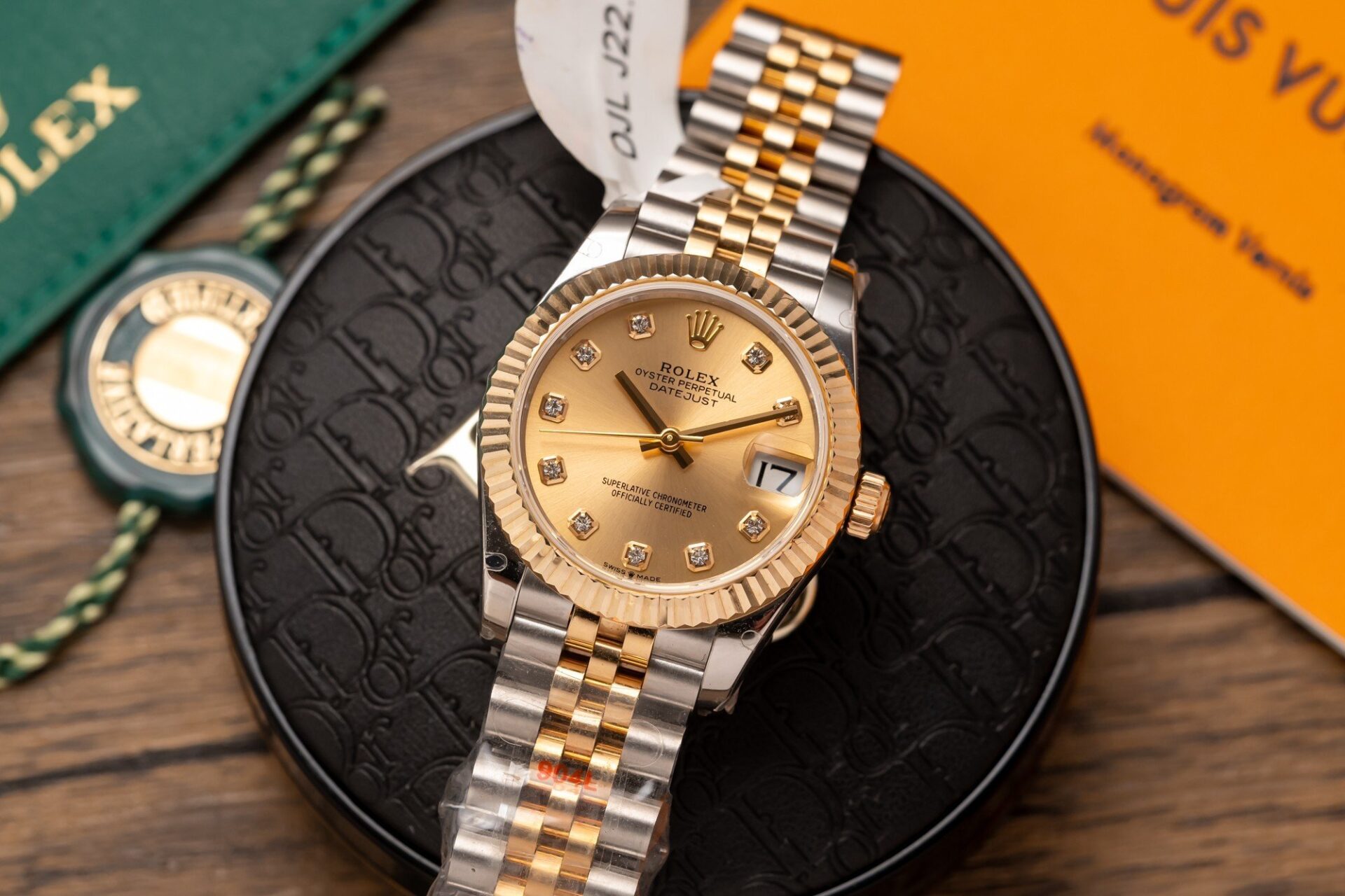 FD93F295-4A7F-FE20-97F0-3F0F01C6B0DF.jpg Rolex DateJust Best Replica Watch Gold Wrapped Jubilee Strap GM Factory 31mm - Image 1