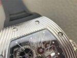 Replica Richard Mille RM018 Hommage a Boucheron SS Black Skeleton Dial Black Rubber Strap 6T51 - Image 6