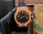 Hublot Classic Fusion Chronograph Titanium Black Dial 45mm(1:1 replica)