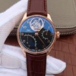 Replica IWC AZ Portuguese Tourbillon IW5046 RG Black Dial
