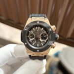 Hublot Replica 1:1 Watch Big Bang Unico King Gold Demi Black BBF Factory 44mm