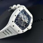 Richard Mille Rep 1:1 Watch RM055 Ceramic Bubba Watson White Factory BBR 45mm - Image 4