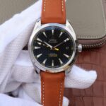 Replica Omega XF Aqua Terra 15,000 Gauss Anti-Magnetic Leather Strap A8500