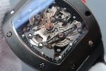 Replica Richard Mille RM038 RG Black Inner Bezel Skeleton Dial Black Rubber Strap Jap Quartz - Image 2