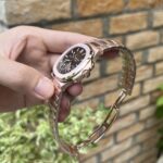 Patek Philippe Replica 11 Watch Nautilus 5712 Rose Gold Wrapped Chocolate Dial GRF 40mm - Image 5