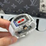 Richard Mille RM07-01 Best Replica Watches Diamonds White Rubber Strap ZF Factory 36mm - Image 3