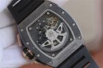 Replica Richard Mille RM011 RG Black Ceramic Chrono Skeleton Dial Black Rubber Strap A7750 - Image 12