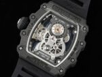 Swiss Richard Mille RM 21-01 Replica Tourbillon Aerodyne Carbon Tpt Watch For Men ?C High-End Skeleton Dial - Image 2