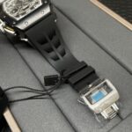 Richard Mille RM 11-03 Replica Black Ceramic Case with Black Rubber Strap | Skeleton Dial Watch For Men - Image 3