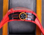 Best Richard Mille RM 50-03 Mclaren Replica Red Strap Watch For Men ?C Red Carbon Skeleton Dial with Swiss Movement - Image 5